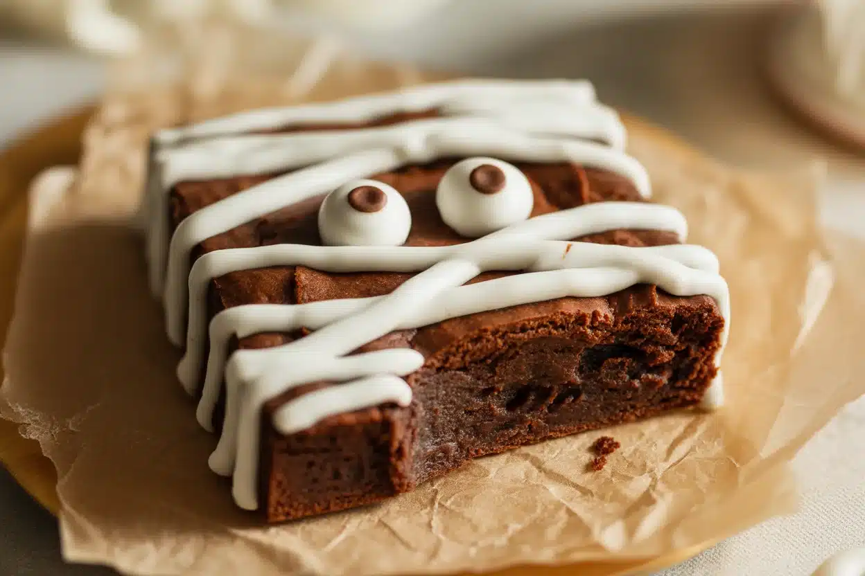 gluten free halloween brownies