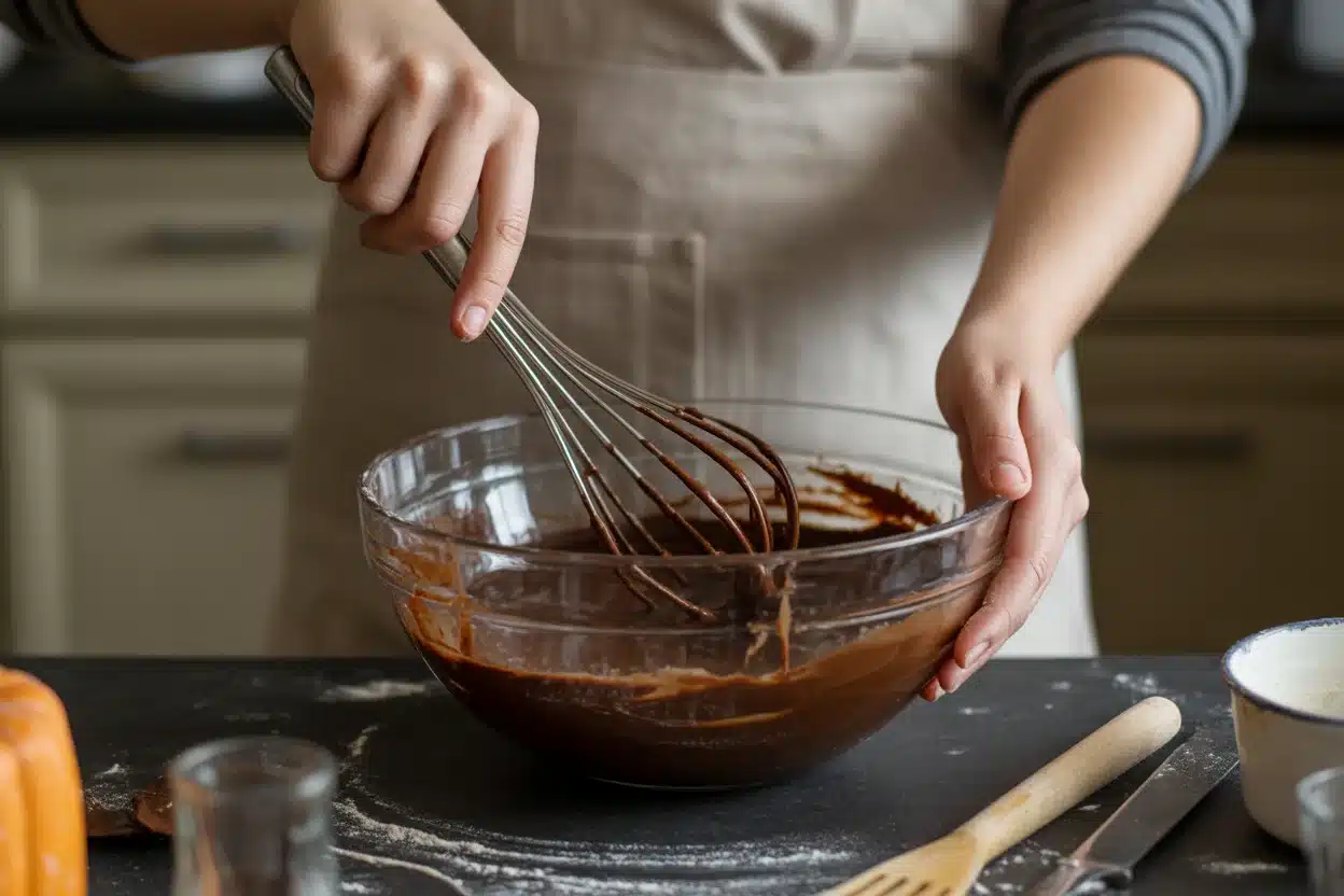 Delicious Gluten-Free Halloween Brownies with Spooky Decorations