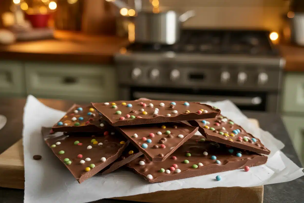 chocolate bark halloween candy
