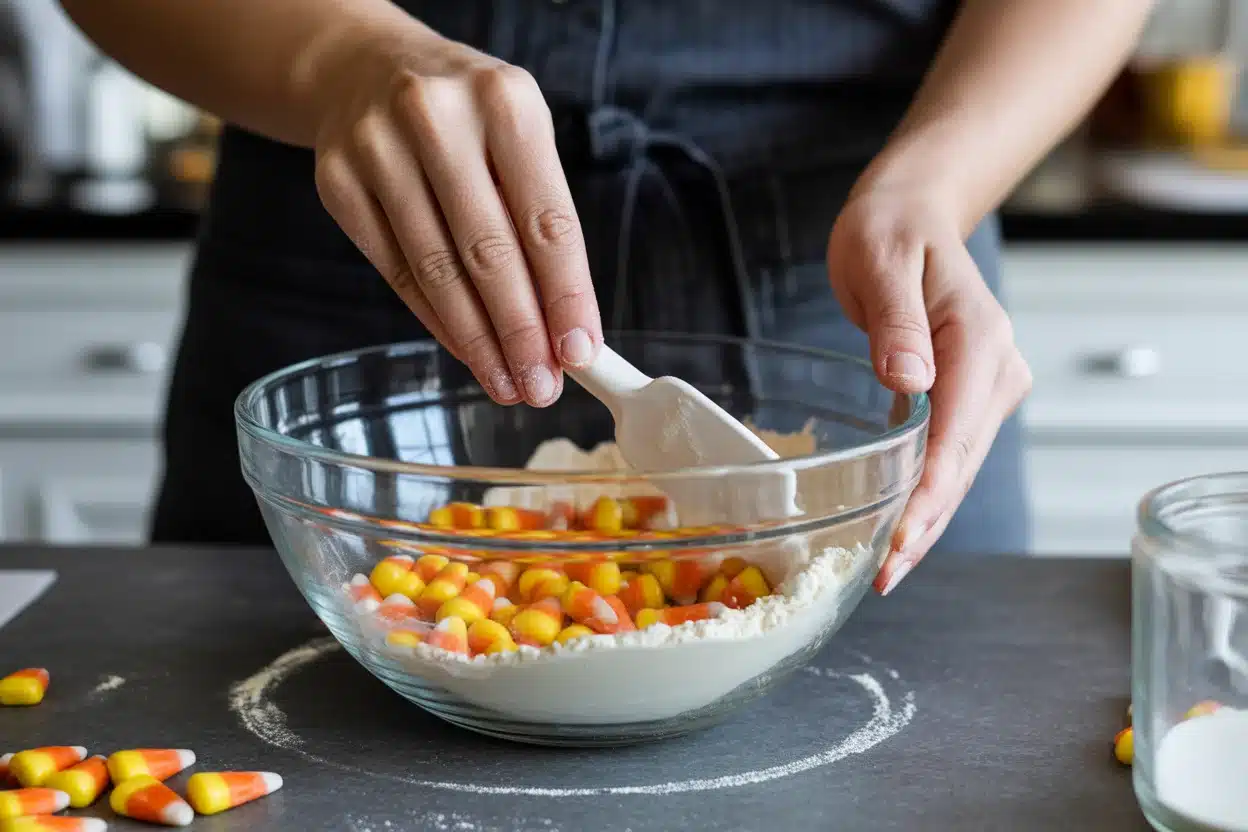 homemade halloween candy corn