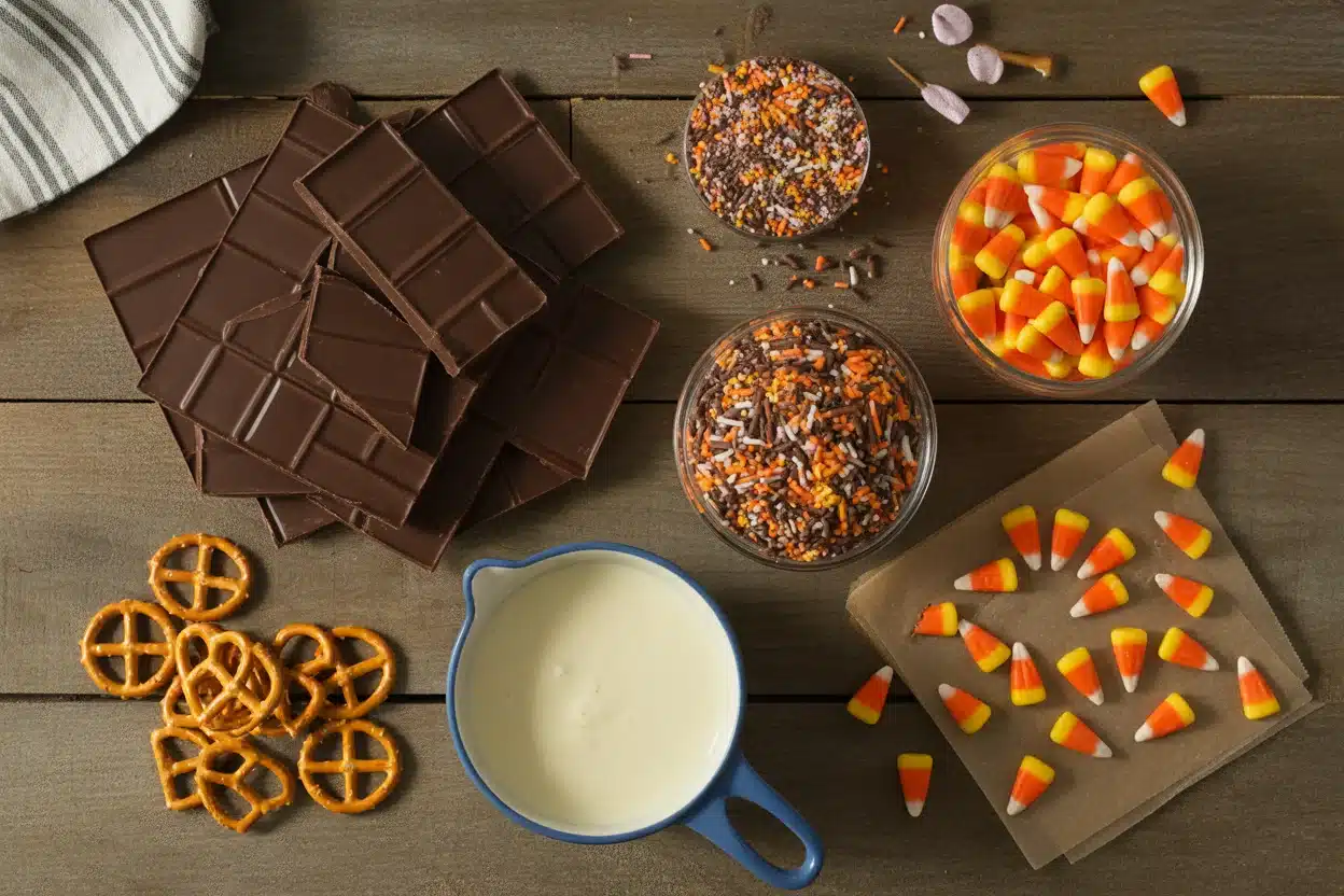 halloween dessert bark