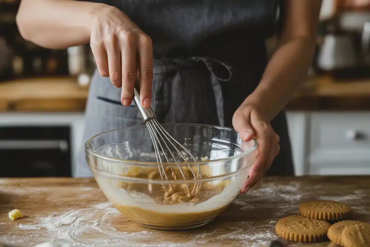 gingerbread gooey butter cookies