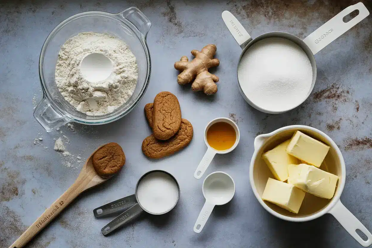 gingerbread gooey butter cookies