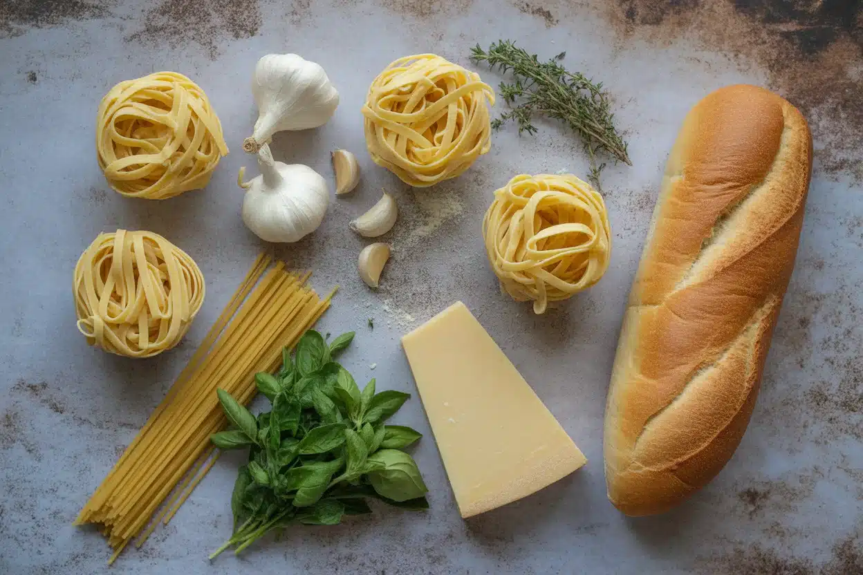 Satisfy Your Cravings with Chicken Alfredo Garlic Bread Bowls