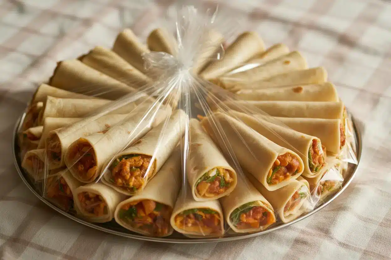 Satisfy Your Cravings with a Tasty Schezwan Roti Roll
