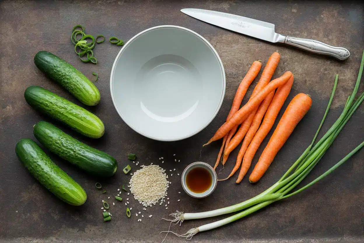 Refreshing Cucumber Carrot Salad - A Crunchy Delight!