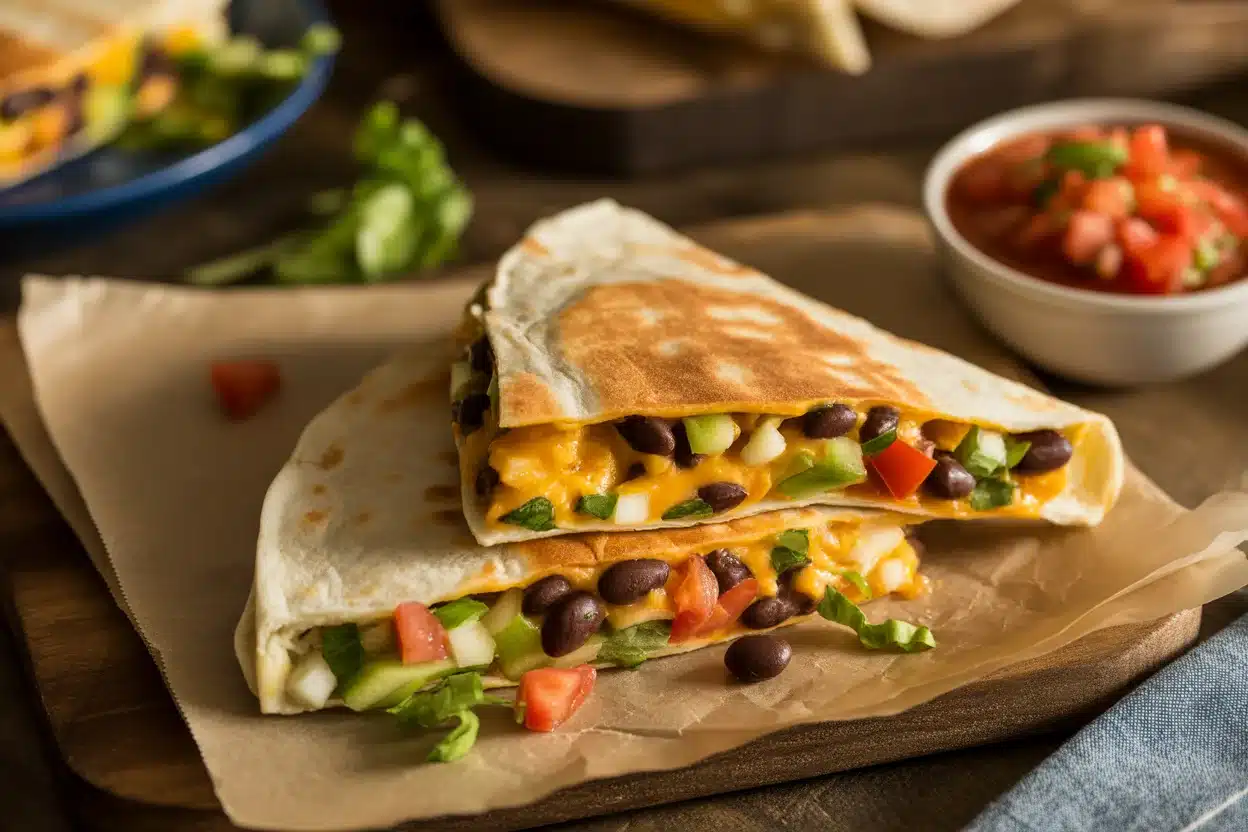 Savory Black Bean Crunch Wrap to Satisfy Your Cravings