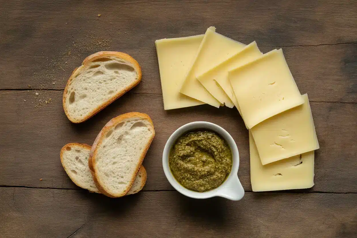 Mouthwatering Pesto Grilled Cheese: A Simple Joy to Savor